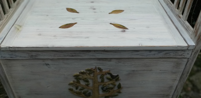 7.#ławka#skrzynia#wnętrza#rękodzieło#sypialnia#drewno#malowane_meble